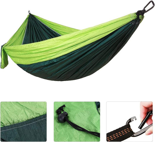 Portable Camping Hammock with Tree Straps