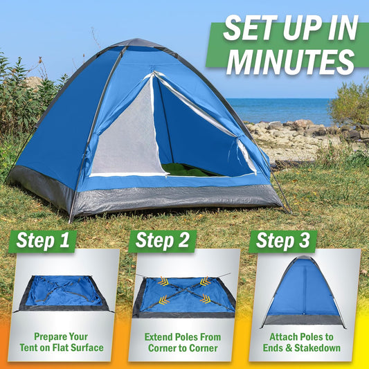 Wakeman Outdoors 2 Person Camping Tent