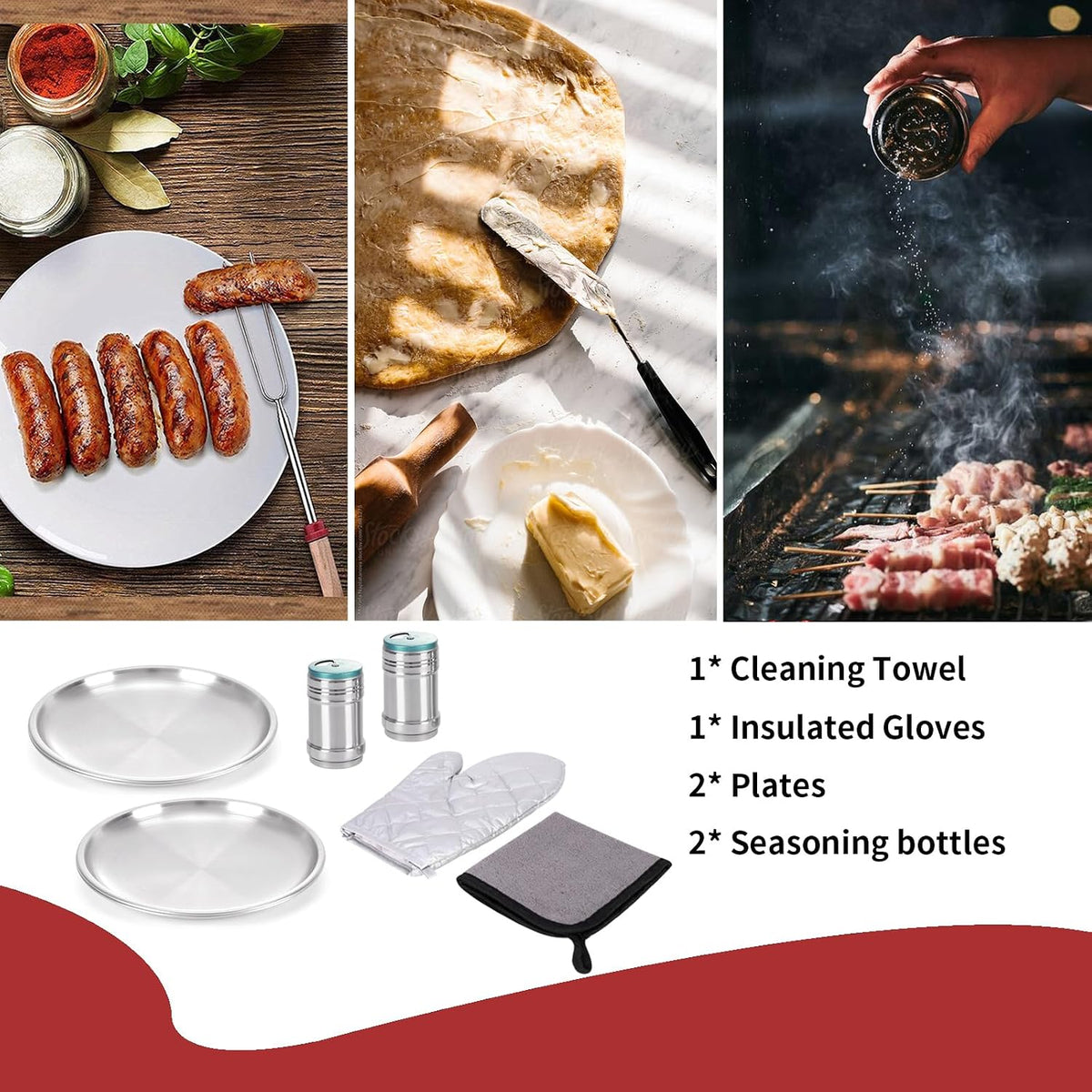 Portable 27-Piece Camping Utensil Set