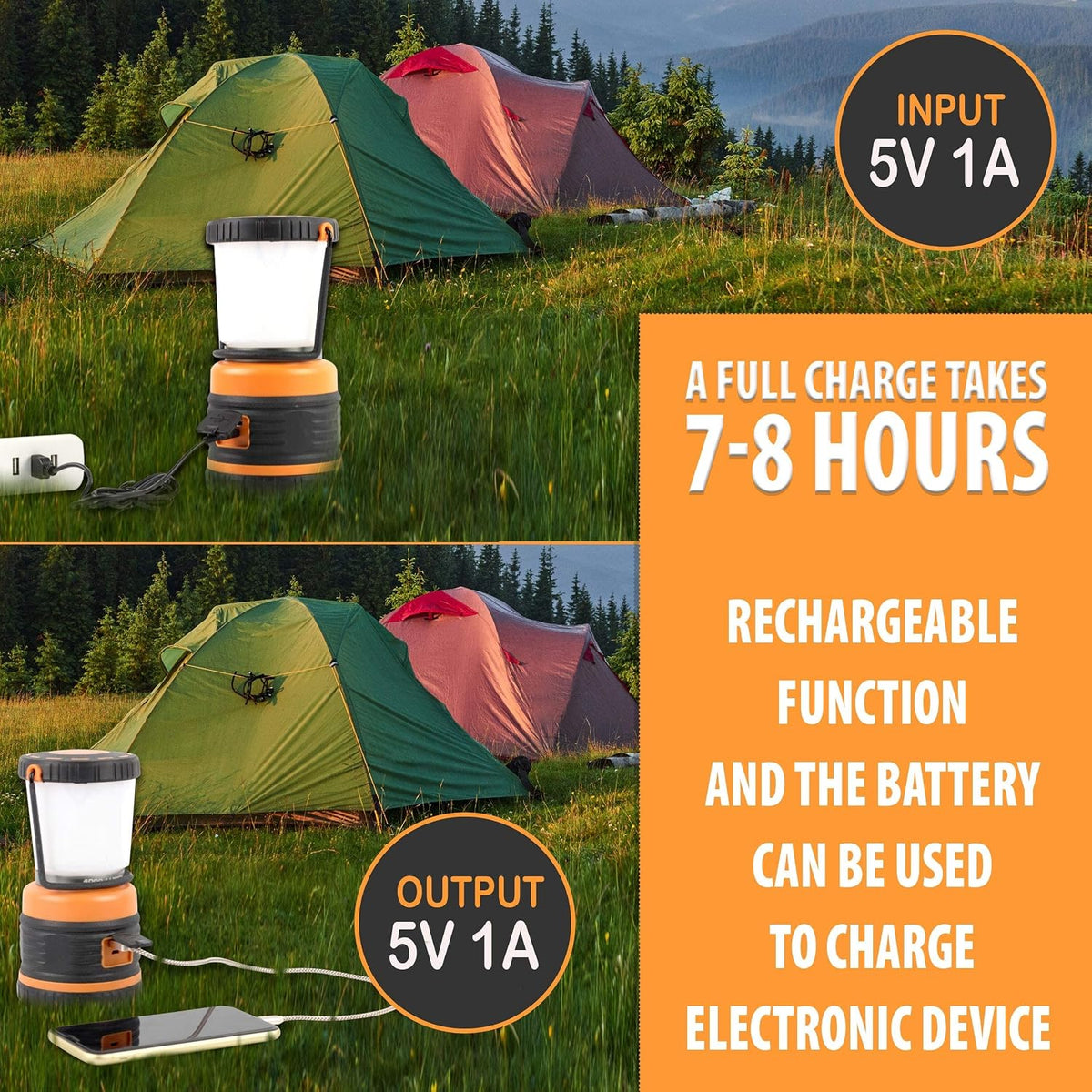 Rechargeable LED Camping Lantern