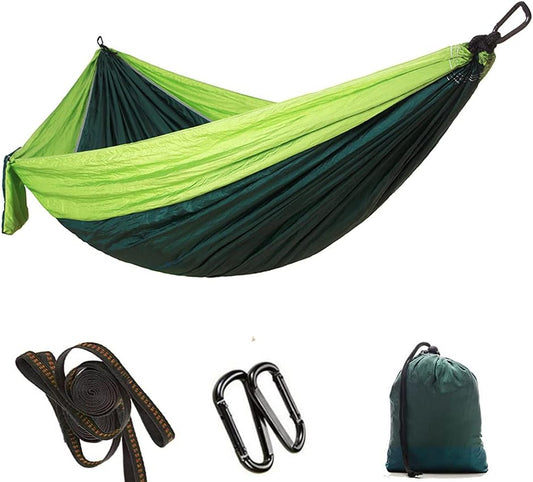 Portable Camping Hammock with Tree Straps