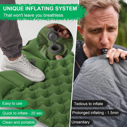 WANNTS Ultralight Inflatable Sleeping Pad