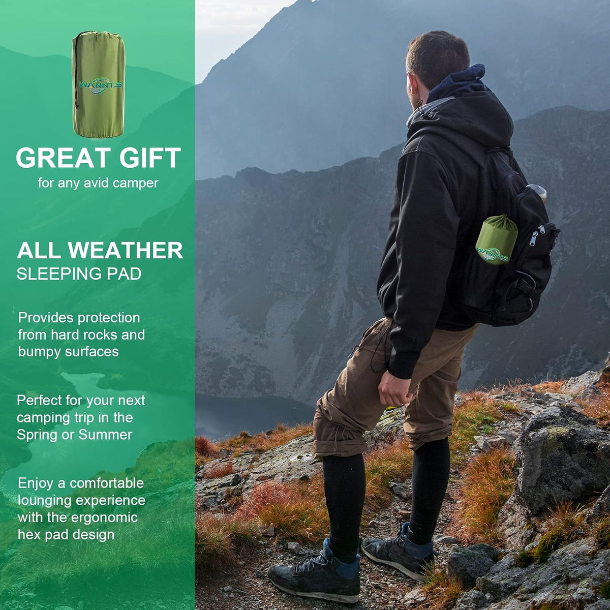 WANNTS Ultralight Inflatable Sleeping Pad