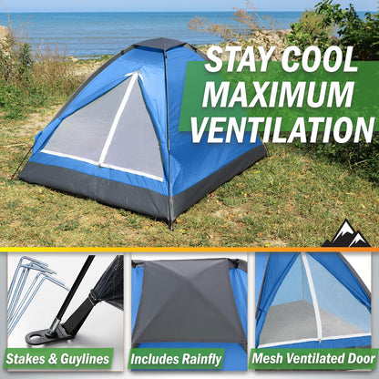 Wakeman Outdoors 2 Person Camping Tent