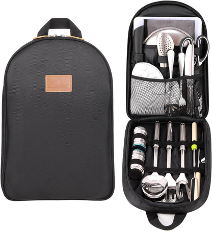 Portable 27-Piece Camping Utensil Set