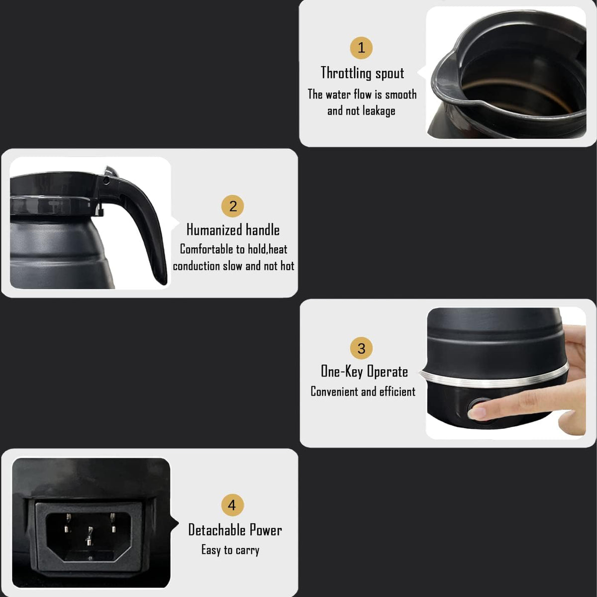 Portable Foldable Travel Kettle