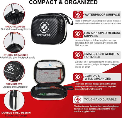 Small 185-Piece First Aid Kit
